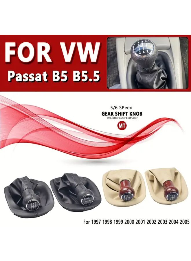 غطاء الغبار لمقبض ناقل الحركة السرعة R6 البيج لفولكس فاجن باسات B5 B5 5 1997 2005 - Image 4